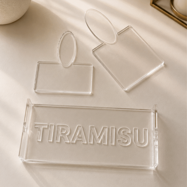Tiramisu Scoop / Stencil