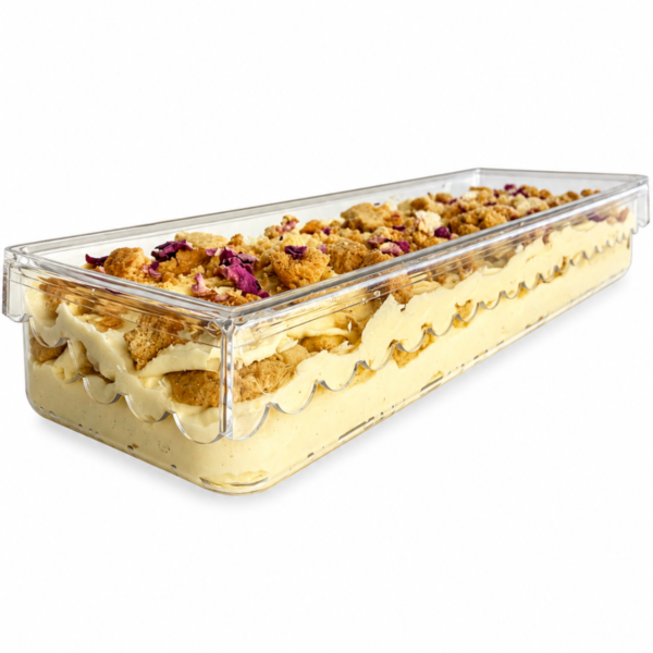 TIRAMISU BOX SCALLOPED LID