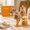 SET OF THREE STORAGE CANNISTERS