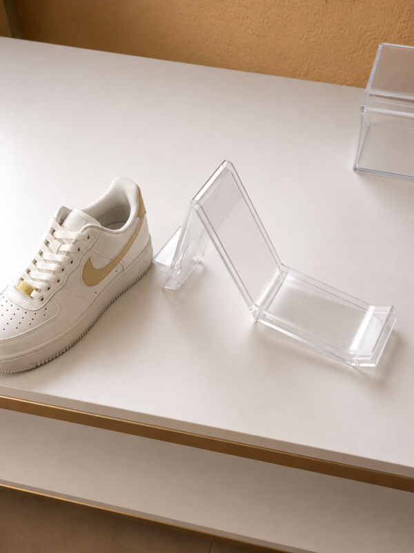 acrylic shoe stand
