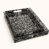 Arabesque acrylic tray set of 2