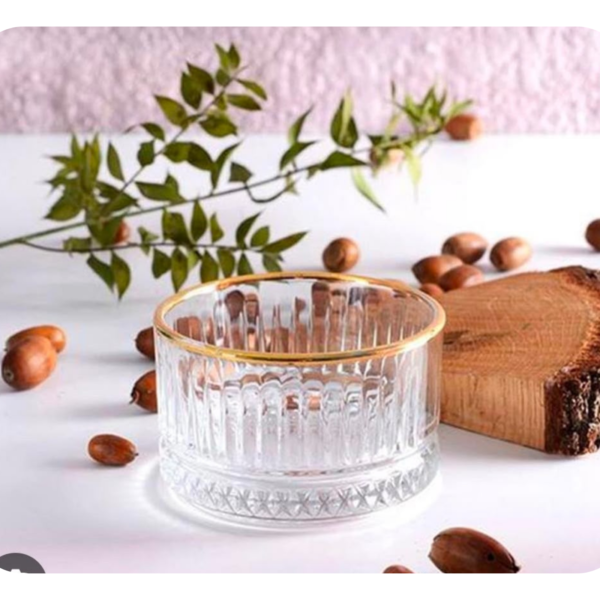 GLASS BOWLS - set of 6