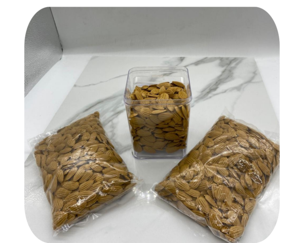 ALMOND COUNTING BEADS - 500pc