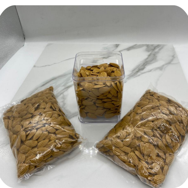 ALMOND COUNTING BEADS - 500pc