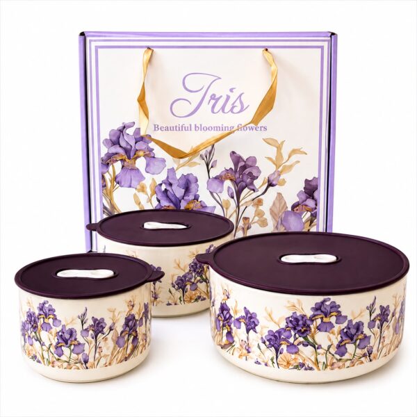 Floral Ceramic Storage (Set of 3)