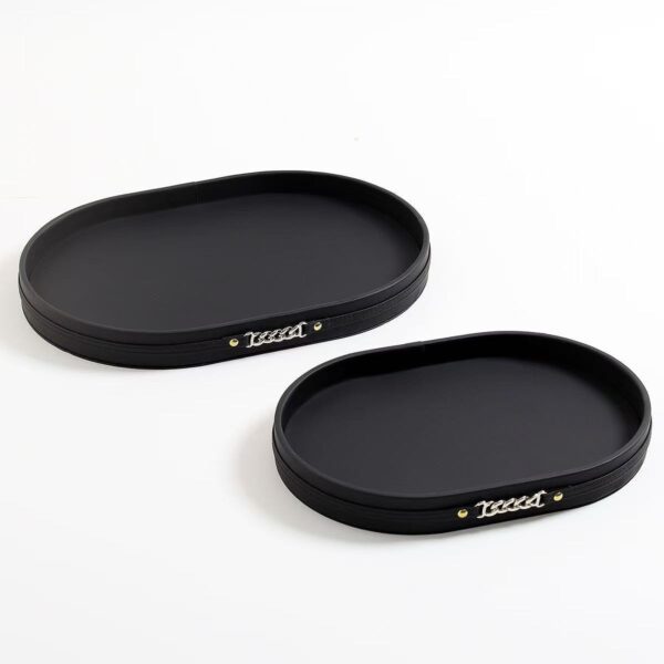 Eclipse Oval Display Tray (Set Of 2)