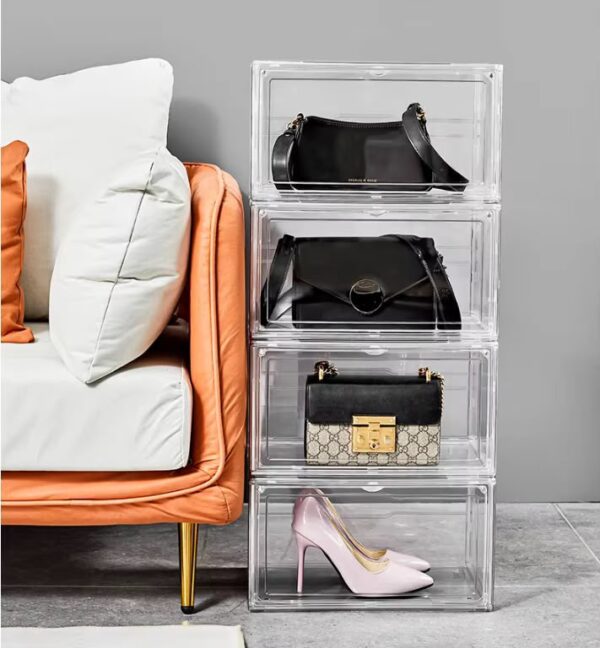 Clear Acrylic Display Case – 36.5 × 27 × 20cm