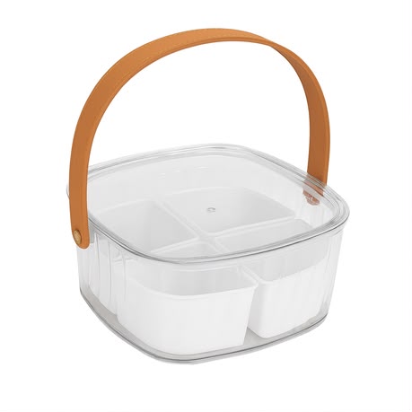 Multipurpose 4-Compartment Acrylic Box