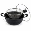 Non-Stick Frying Pan with Frying Basket & Glass Lid – 26cm Non-Stick Frying Pan with Frying Basket & Glass Lid – 26cm