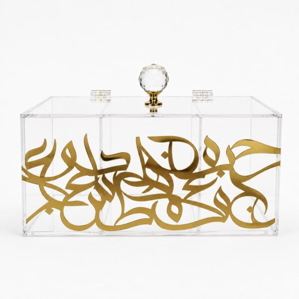 Acrylic tea box