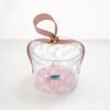 LV Acrylic Container With Pink Strap