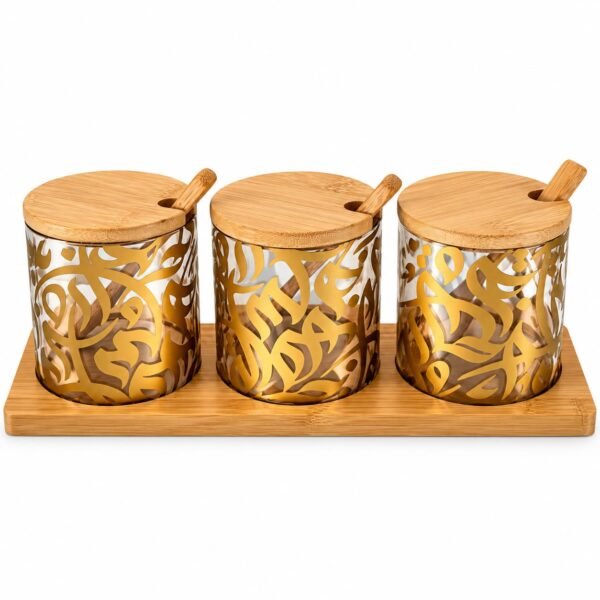 IMG_3745 Arabesque Trio Set With Bamboo Base